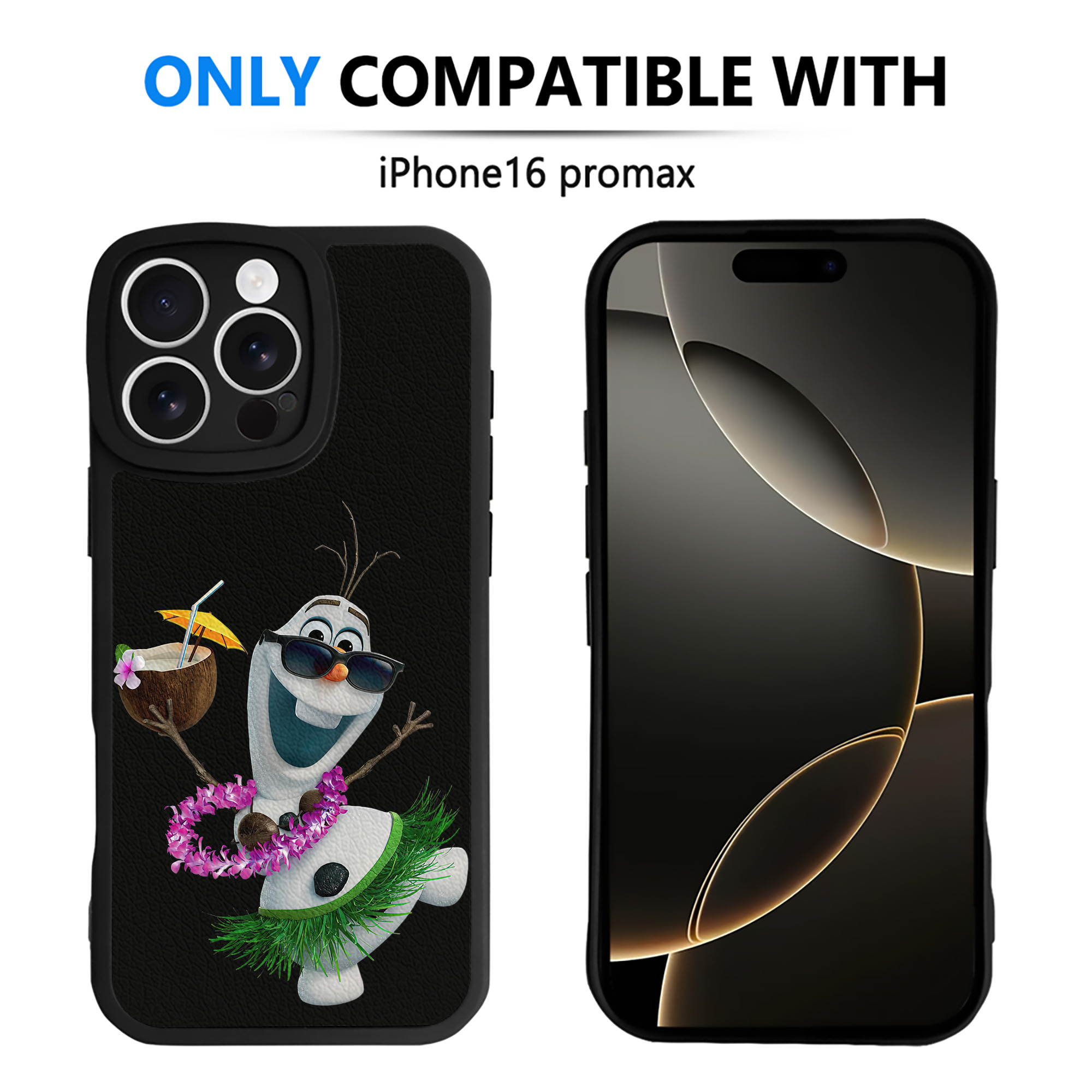 （画像用） アナと雪の女王 アンナ エルサ Frozen Anna Elsa 【iPhone 16シリーズ対応】シリコンスマホケース（レザー調） 材質：シリコン